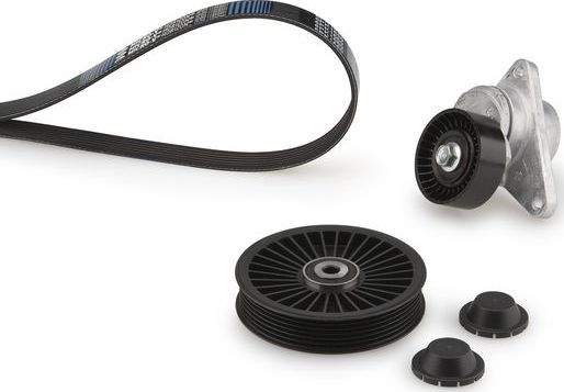 Приводной ремень поликлиновой с роликами (комплект) Gates Micro-V® Kit. Артикул K026DPK1838