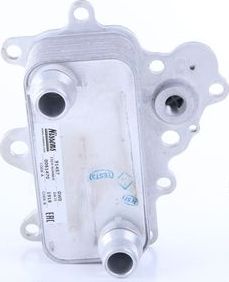 Радиатор масляный (маслоохладитель) для двигателя Nissens (алюминий). Артикул 91457