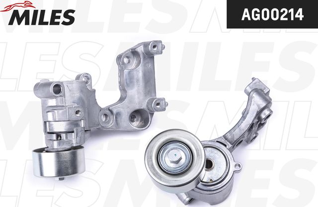 Натяжной ролик (натяжитель) приводного поликлинового ремня Miles. Артикул AG00214
