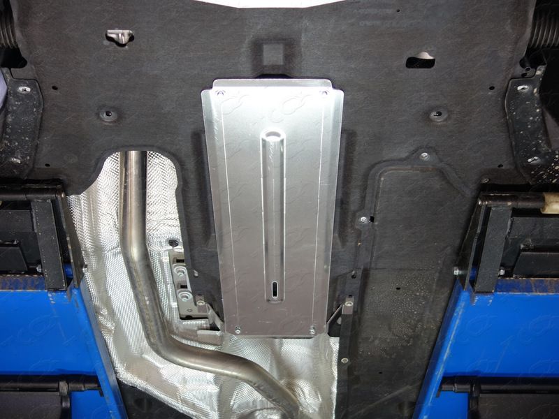 Защита алюминиевая ТСС (4 мм) для КПП Jaguar F-Pace 2016-2026. Артикул ZKTCC00188