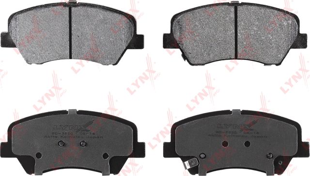 Тормозные колодки LYNXauto передние для Hyundai Elantra V (MD) 2010-2016. Артикул BD-3630