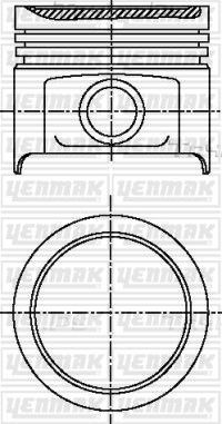 Поршень Yenmak для Citroen BX 1982-1993. Артикул 31-03888-000