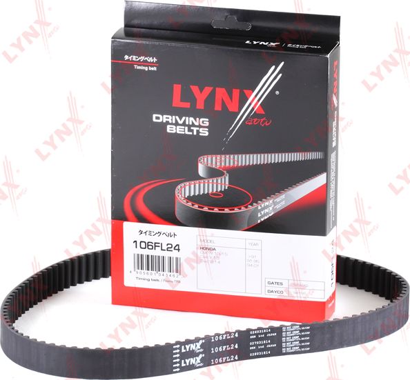 Ремень ГРМ LYNXauto. Артикул 106FL24