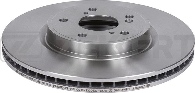 Тормозной диск Zekkert передний для Honda CR-V V 2017-2026. Артикул BS-6610