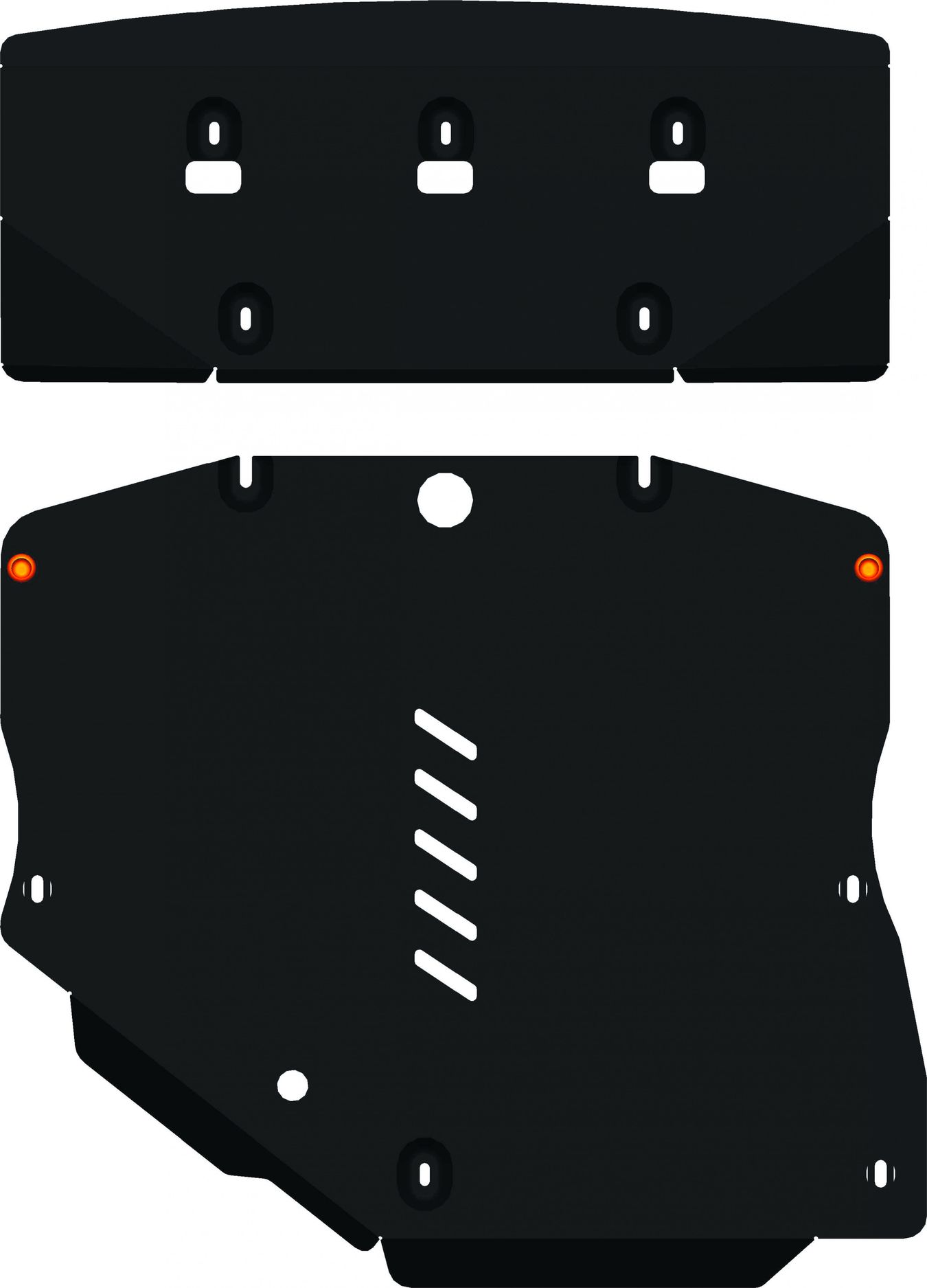 Защита Alfeco для картера и АКПП Mercedes-Benz В-Класс W245 B200 2005-2011. Артикул ALF.36.12