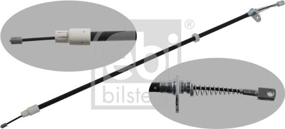 Трос ручника (тросик ручного тормоза) Febi Bilstein. Артикул 34914