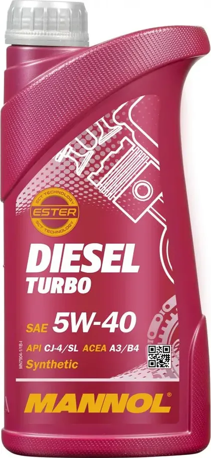 Масло моторное DIESEL TURBO 5w40 (1л) (Mannol) Mannol. Артикул 1010