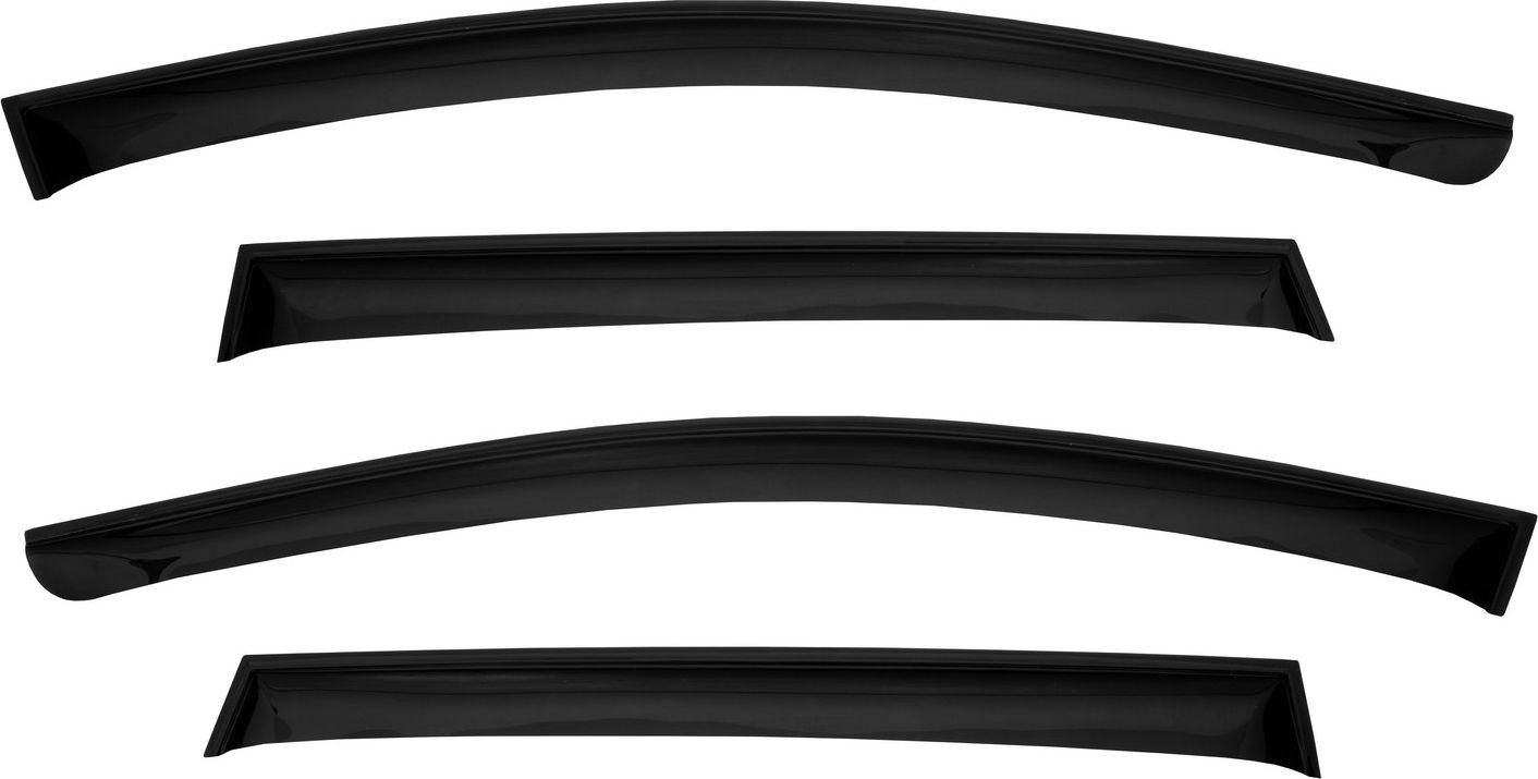 Дефлекторы REIN для окон (накладной скотч 3М) (4 шт.) Skoda Karoq 2017-2026. Артикул REINWV1160