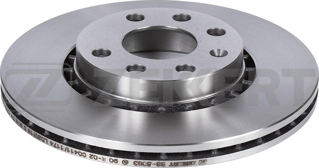 Тормозной диск Zekkert передний для Opel Tigra A 1994-2000. Артикул BS-5063