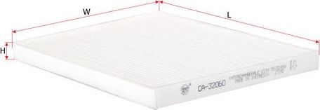 Салонный фильтр Sakura. Артикул CA-32060