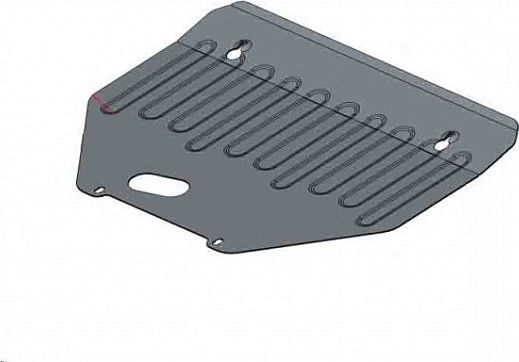 Защита алюминиевая Alfeco для картера Subaru Outback VI 2019-2026. Артикул ALF.22.46al