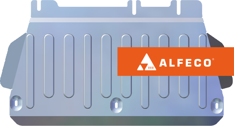 Защита алюминиевая Alfeco (4 мм) для РК Ford Ranger Raptor 2024-2026. Артикул ALF.07.47 AL4