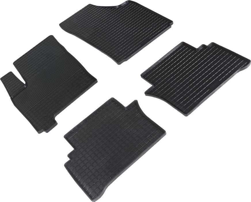 Коврики резиновые Seintex с узором сетка для салона Opel Meriva A 2002-2010. Артикул 00309