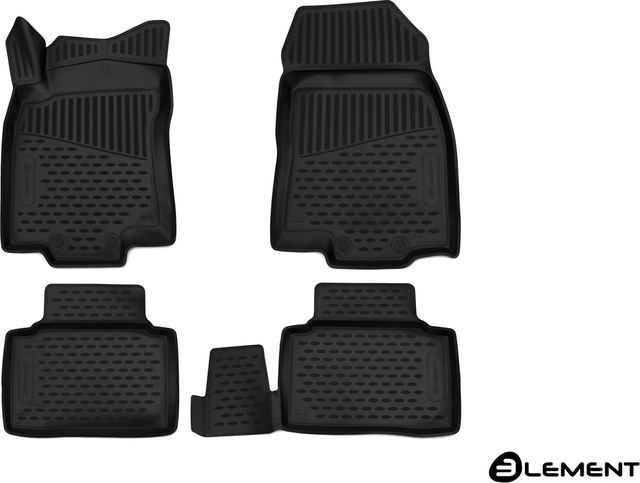 Коврик Element 3D для салона Renault Koleos II 2017-2026. Артикул ELEMENT3D4152210k