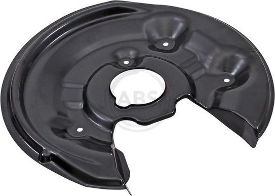 Кожух (щиток) тормозного диска ABS (алюминий) задний левый для Skoda Superb II 2008-2015. Артикул 11061