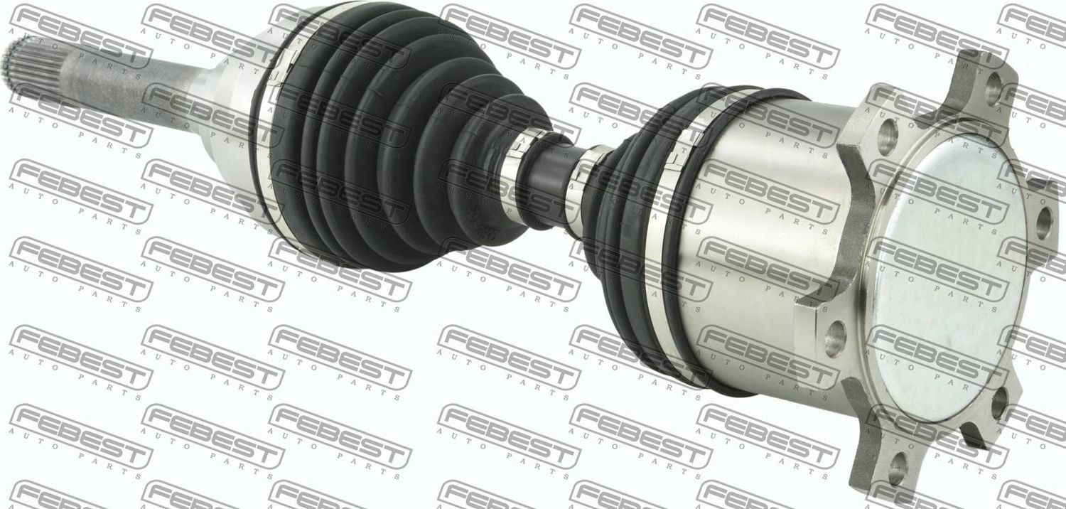 Полуось (привод в сборе, приводной вал) Febest. Артикул 1414-KOR