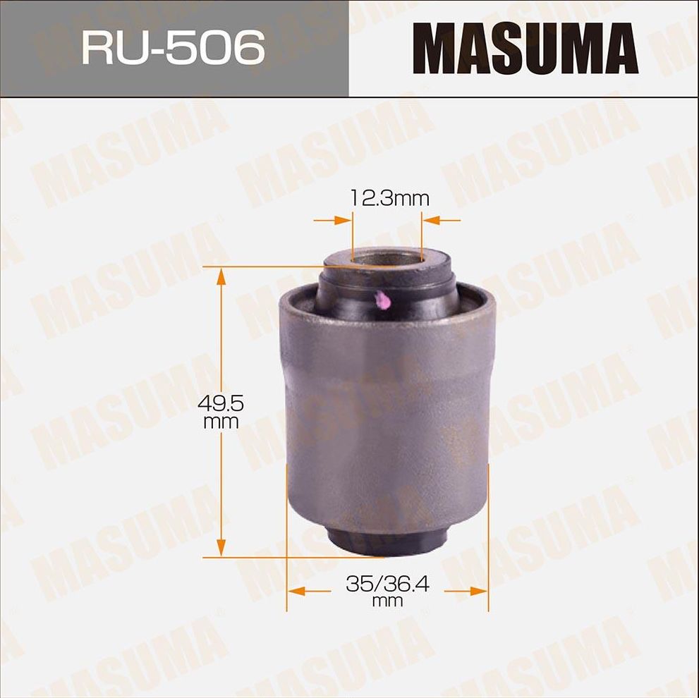 Сайлентблок заднего рычага подвески Masuma. Артикул RU-506
