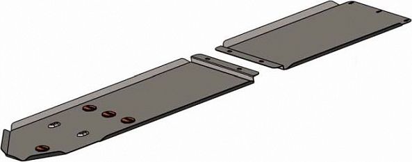 Защита алюминиевая Alfeco для топливного бака Haval H9 4WD 2018-2026. Артикул ALF.55.064 AL4