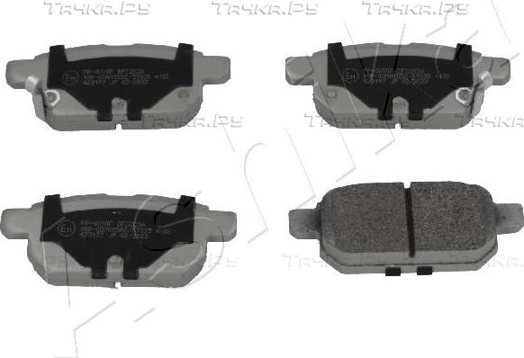 Тормозные колодки ASHIKA задние для Suzuki Vitara II 2015-2026. Артикул 51-08-801