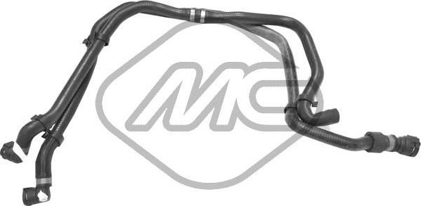 Патрубок радиатора (системы охлаждения) Metalcaucho. Артикул 99180