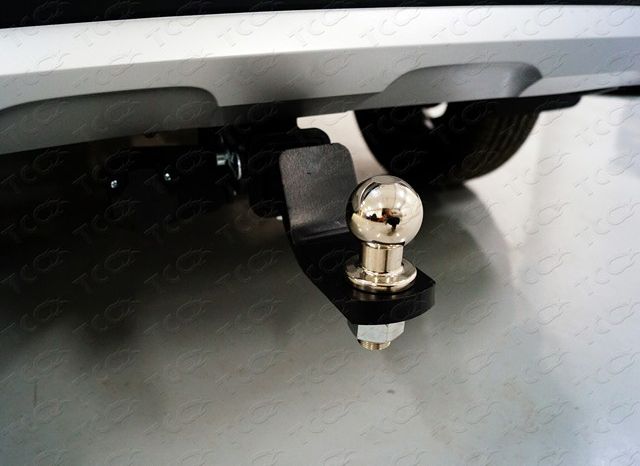 Фаркоп ТСС оцинкованный под американский квадрат для Renault Arkana 2019-2022. Артикул TCU00148