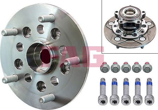 Ступица колеса с интегрированным подшипником (в сборе) Fag. Артикул 713 6793 80