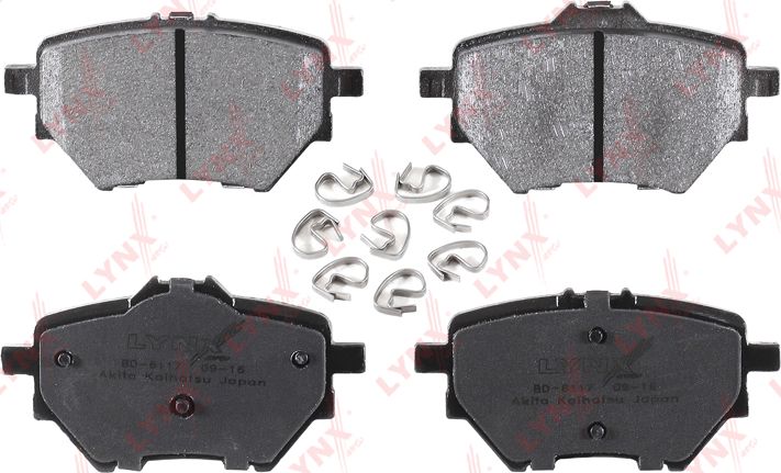 Тормозные колодки LYNXauto. Артикул BD-6117