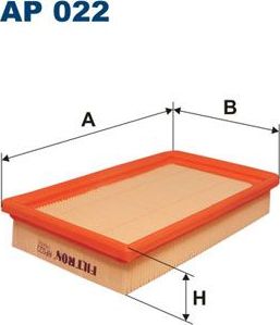 Воздушный фильтр Filtron. Артикул AP 022