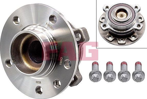 Ступичный подшипник (комплект) Fag задний для Jeep Compass II 2017-2026. Артикул 713 6920 50