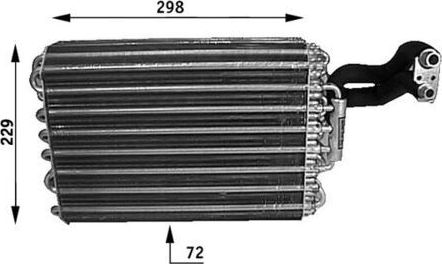 Испаритель кондиционера Mahle Behr. Артикул AE 31 000S