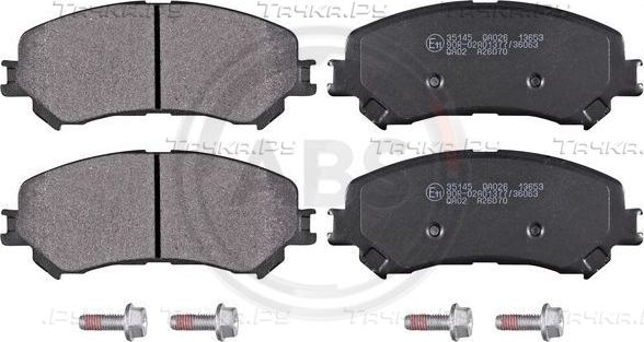 Тормозные колодки ABS. Артикул 35145