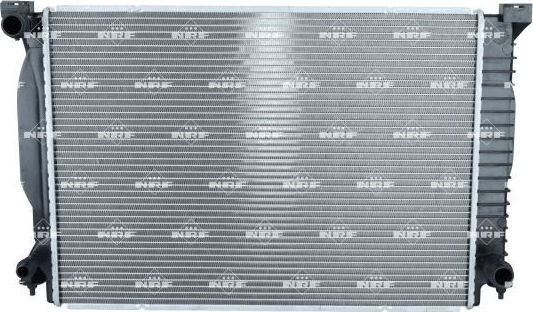 Радиатор охлаждения двигателя NRF (алюминий) для Audi A4 II (B6) 2000-2004. Артикул 53957