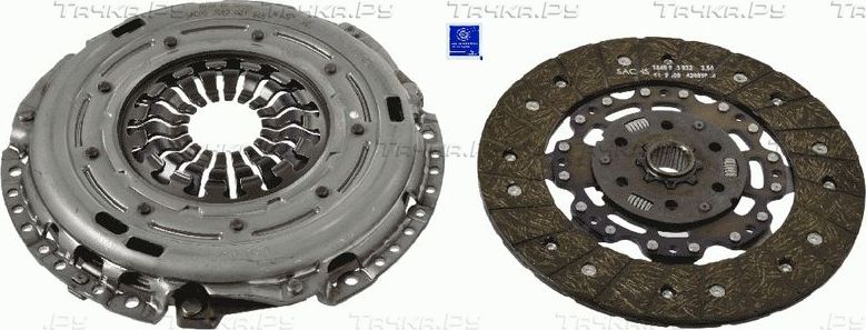 Сцепление (комплект) SACHS XTend для Volkswagen Passat CC I 2008-2012. Артикул 3000 970 062