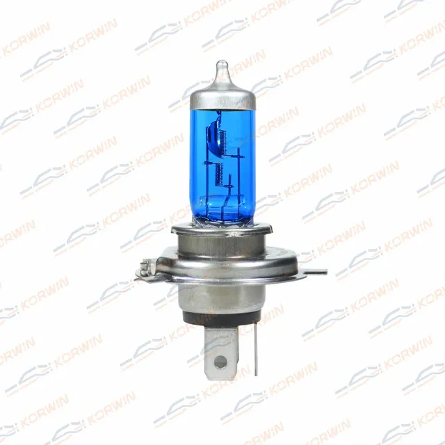 Лампа накаливания галогенная (HB2 (9003) 12V 60/55W P43t-38 SUPER WHITE) (Korwin). Артикул KWYN0012