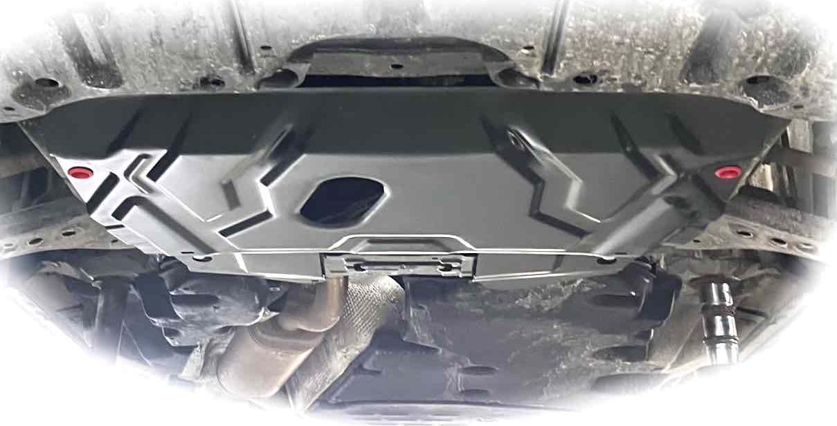 Защита АвтоБРОНЯ для картера и КПП Toyota Highlander IV U70 V-3.5 (Китай) 2020-2026. Артикул 111.09549.1