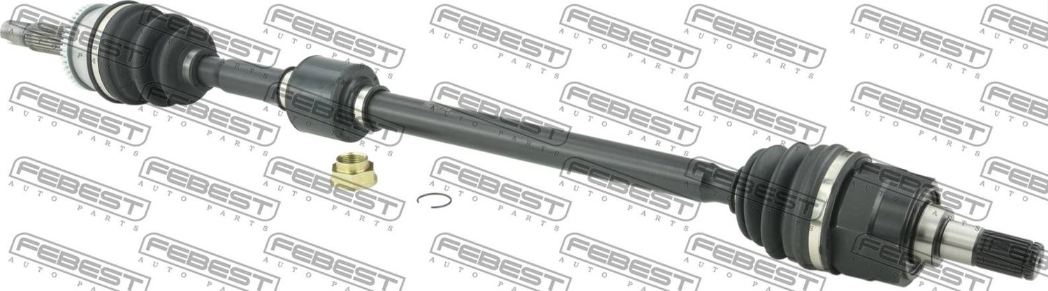 Полуось (привод в сборе, приводной вал) Febest. Артикул 1214-SOLRH