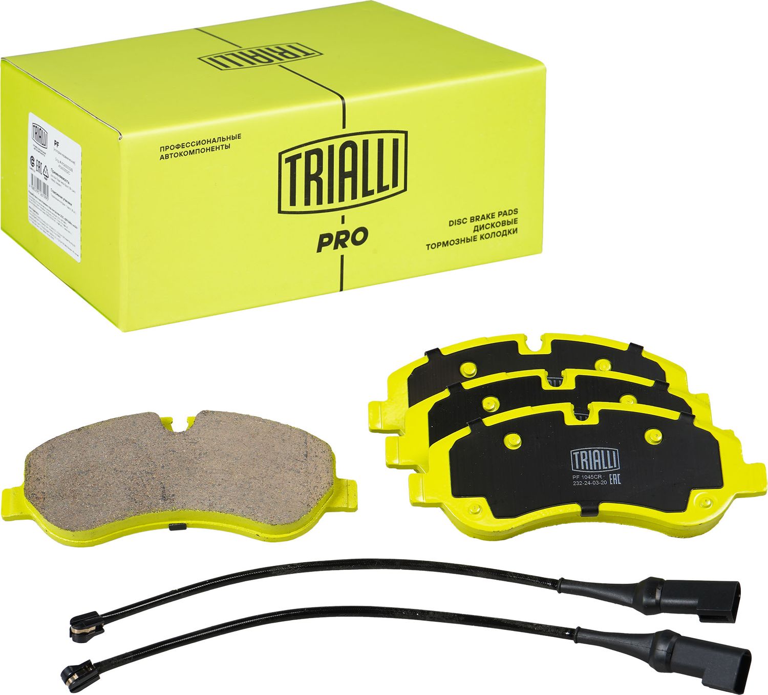 Тормозные колодки Trialli (Керамика). Артикул PF 1045CR