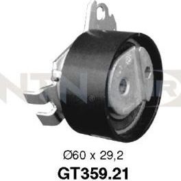 Натяжной ролик (натяжитель) ремня ГРМ NTN / SNR. Артикул GT359.21