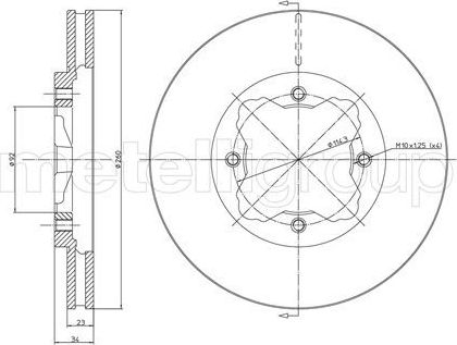 Тормозной диск Trusting. Артикул DF355