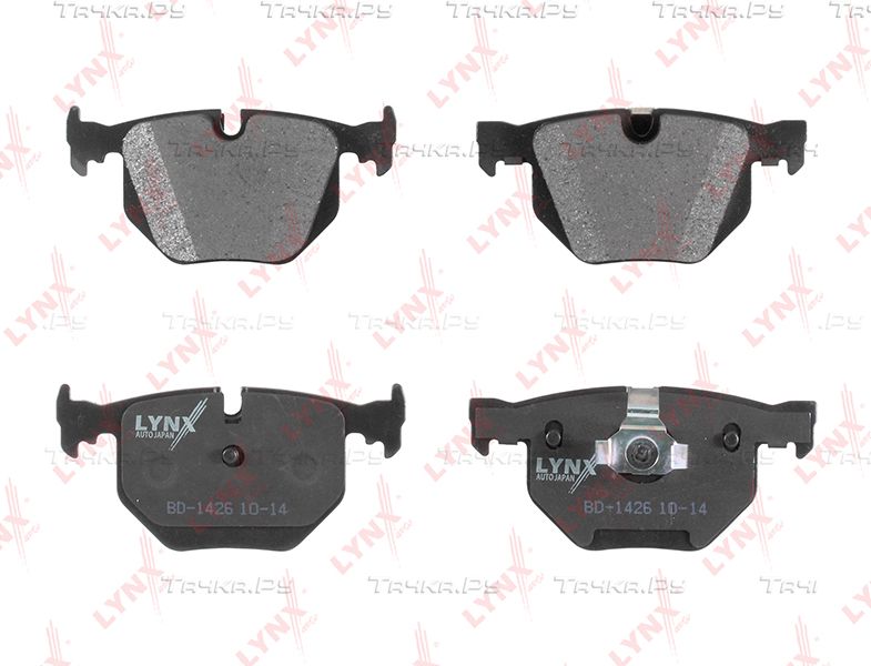 Тормозные колодки LYNXauto задние для BMW 7 IV (E65/E66) 2001-2008. Артикул BD-1426