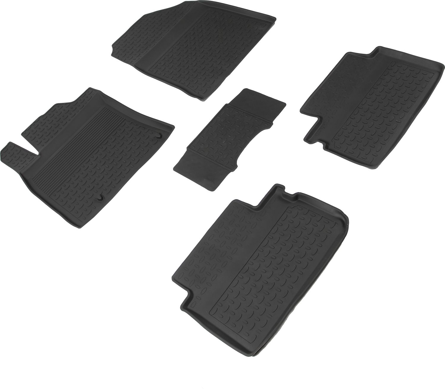 Коврики резиновые Seintex с высоким бортиком для салона Kia Ceed III 2018-2026. Артикул 89951