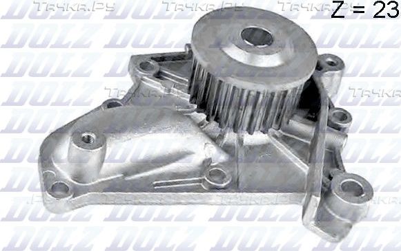 Помпа (водяной насос) Dolz для Toyota Camry 10 (V10, XV10) 1991-1997. Артикул T212