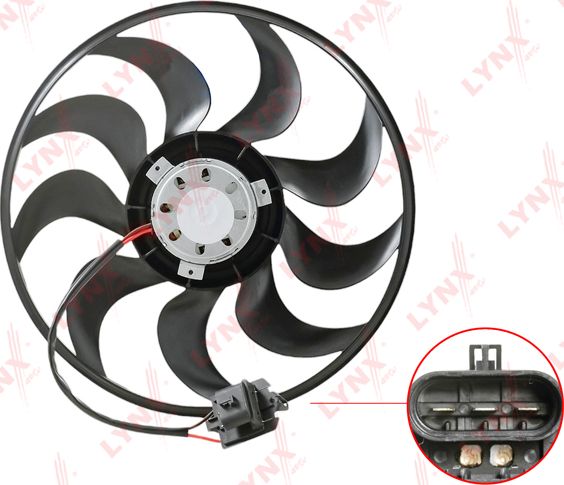 Вентилятор радиатора двигателя LYNXauto. Артикул RF-1805