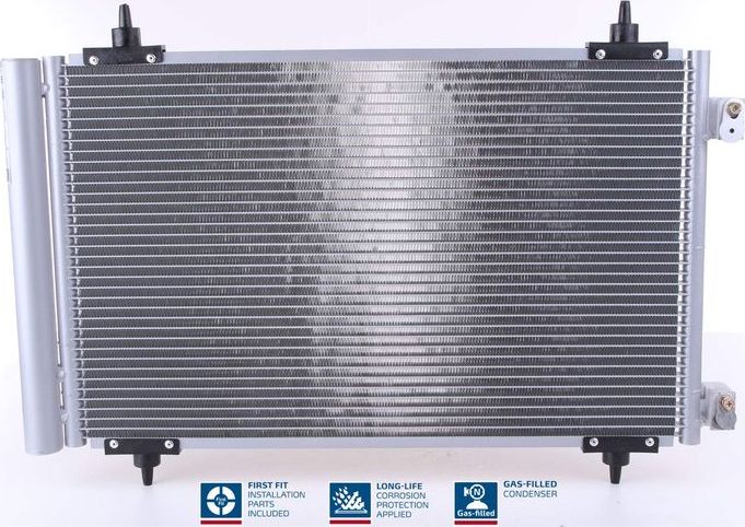 Радиатор кондиционера (конденсатор) Nissens (алюминий). Артикул 940111