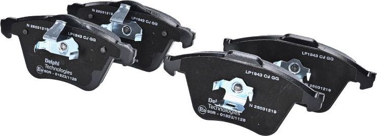 Тормозные колодки Delphi (Low-Metallic). Артикул LP1943