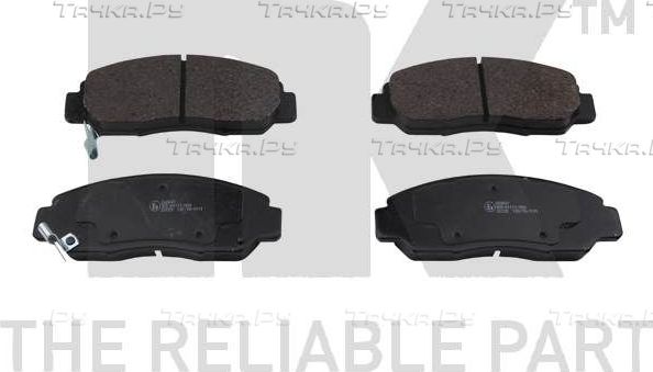 Тормозные колодки NK передние для Honda FR-V 2004-2009. Артикул 222637