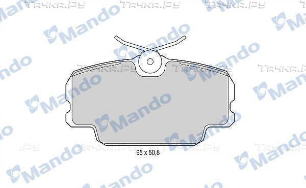 Тормозные колодки Mando. Артикул MBF015084