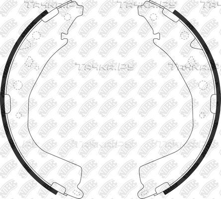 Тормозные колодки NiBK. Артикул FN0686