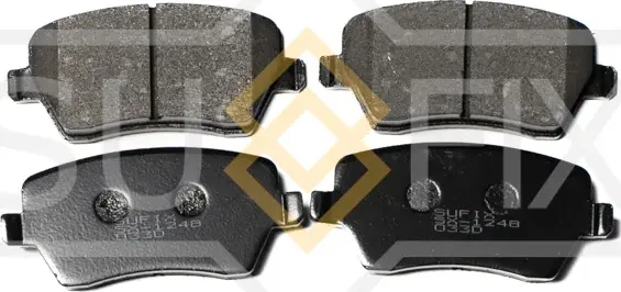 Колодки тормозные дисковые | перед прав/лев | (Sufix). Артикул SX-1248