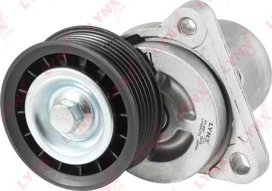 Натяжной ролик (натяжитель) приводного клинового зубчатого ремня LYNXauto. Артикул PT-3027